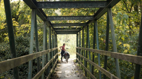 Via Verda del Carrilet d'Olot a Girona