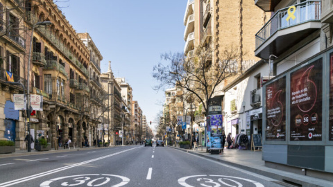 Una zona escolar de la ciutat de Barcelona on el radar començarà a sancionar.