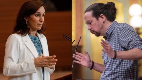 Mónica García y Pablo Iglesias.