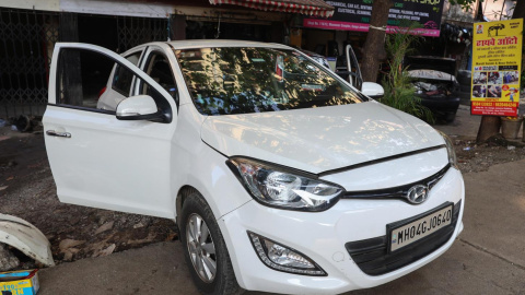 Un vehículo de Hyundai, en una calle de Mumbai (India). EFE/EPA/DIVYAKANT SOLANKI