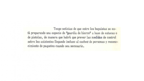 Extracto de los documentos de la 'Operación Reconquista' a los que 'Público' ha tenido acceso.