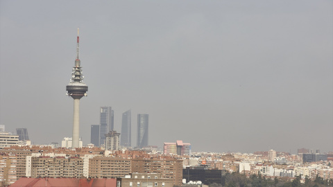 Boina contaminación de Madrid