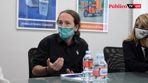 Pablo Iglesias: "Madrid no puede vivir exclusivamente de las cañas y la construcción"