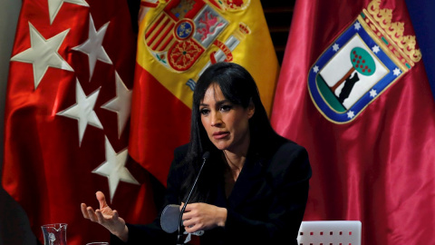 Begoña Villacís, en la Junta de Gobierno del Ayuntamiento de Madrid.