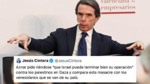 "Por donde pisa Aznar no vuelve a crecer la decencia": nuevo bochorno con sus palabras sobre la "operación" de Israel