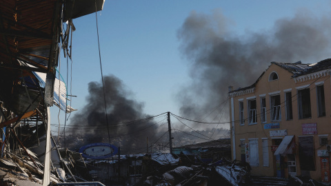 Ataque ruso perpetrado durante las 36 horas de alto al fuego proclamadas por Putin con motivo de la Navidad Ortodoxa a 7 de enero de 2023 en la ciudad de Bakhmut (Ucrania)