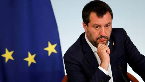 El ministro de Interior italiano, Matteo Salvini.- REUTERS