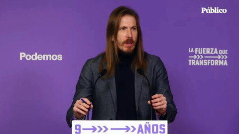 Pablo Fernández, portavoz de Podemos, compara el asalto en Brasil con el bloqueo judicial del PP: "Lo que hace Bolsonaro en Brasil lo hace Feijóo en España con togados"