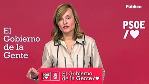 Pilar Alegría (PSOE), sobre las declaraciones de Feijóo: "Si pasara lo que ha pasado en Brasil, se aplicaría el delito de rebelión"