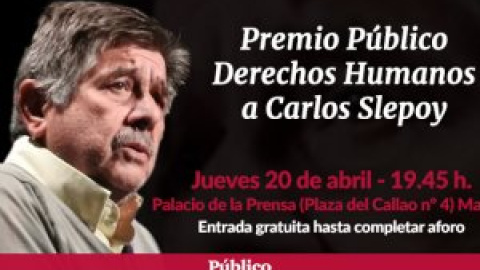 'Público' entrega su Premio Derechos Humanos al abogado Carlos Slepoy