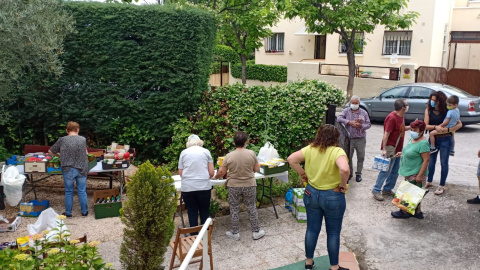 La Plataforma SanseAlcobendas preparando los repartos.