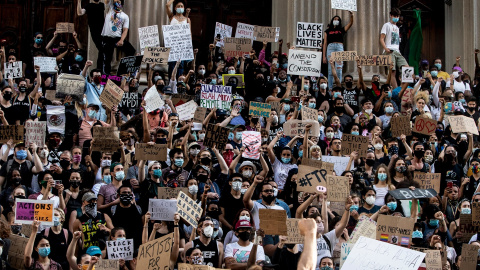 Protesta del movimiento Black Lives Matter en Nueva York (EEUU), imagen de Archivo.