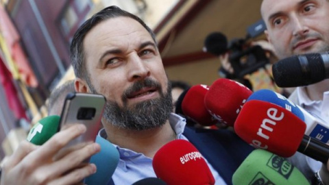 El presidente de Vox, Santiago Abascal