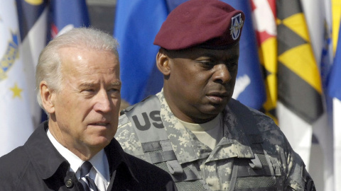 Lloyd Austin y Joe Biden