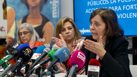 Organizaciones feministas rueda de prensa