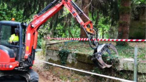 Así consuma el PP de Ourense la destrucción del entorno del monasterio más antiguo de Galicia