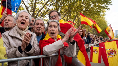 Manifestación contra el Gobierno en Madrid