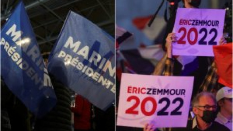 Le Pen y Zemmour, o el "irresistible ascenso" de la extrema derecha en Francia