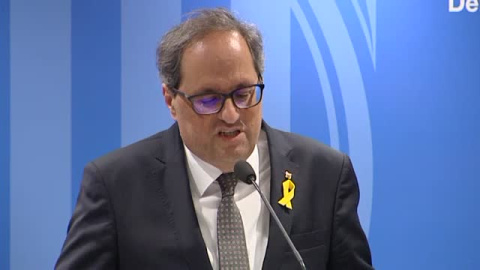 Quim Torra, tras reunirse con SÃ¡nchez: "Cualquier soluciÃ³n pasa por el derecho a la autodeterminaciÃ³n"