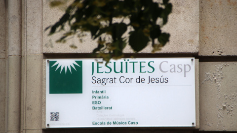 Placa dels Jesuïtes del carrer Casp