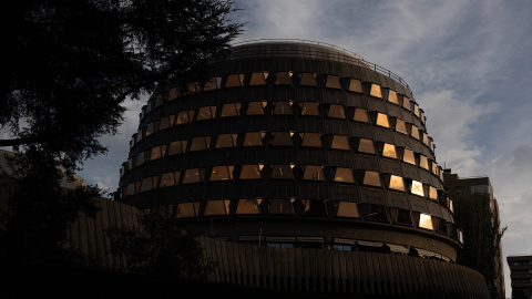 Exterior de la sede del Tribunal Constitucional  a 22 de octubre de 2024.