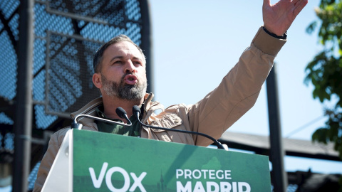 El presidente de Vox, Santiago Abascal.