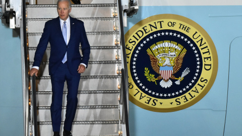 El presidente de EEUU, Joe Biden, llegando a un acto en México, a 3 de enero de 2023.