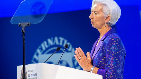 La directora gerente del Fondo Monetario Internacional (FMI), Christine Lagarde.-EFE