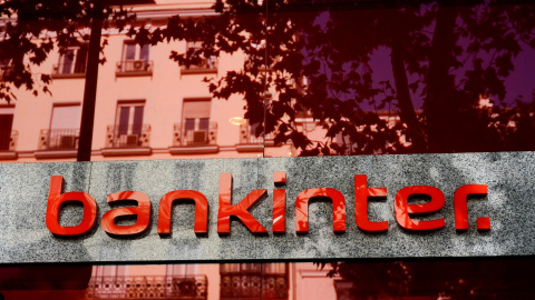 El logo de Bankinter en una oficina en Madrid. REUTERS/Juan Medina