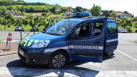 Vehículo de la Gendarmerie. Foto de archivo.