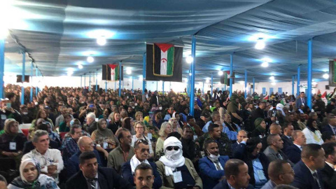 XVI Congreso del Frente Polisario en Tinduf, a 13 de enero de 2023.