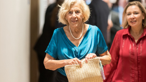 La exalcaldesa de Madrid, Manuela Carmena, durante un acto en Madrid.