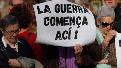 Protestas en Sagunto contra barco saudí