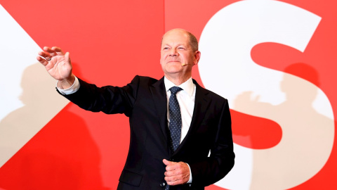 Olaf Scholz, candidato del Partido Socialdemócrata de Alemania (SDP).