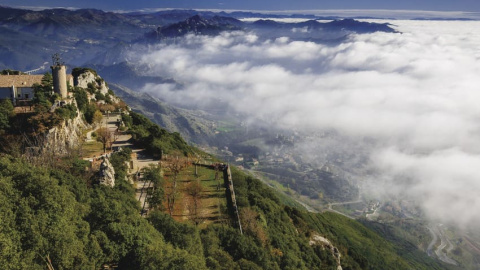 El Santuari de Queralt, a Berga (Berguedà), escenari de diverses rutes