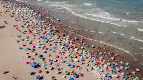 La ciudad argentina de Mar del Plata, donde un turista español ha muerto tras caer de un acantilado. Imagen de Archivo.