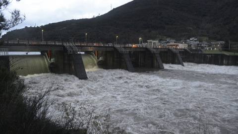 18/1/23 Embalse de San Martín de Valdeorras, el pasado 16 de enero.