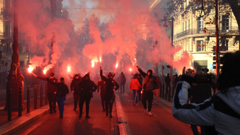 Huelgas en Francia