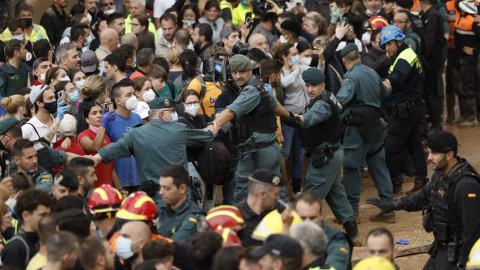 Sánchez sufre una agresión en Paiporta