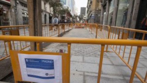 Almeida devuelve el asfalto a Arenal y Montera para mejorar la circulación rodada en calles peatonales