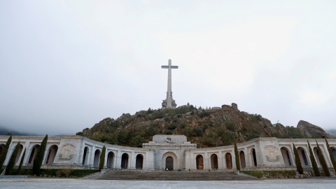 24/10/2019.- Plano general de la Basílica del Valle de los Caídos este jueves antes de la exhumación de los restos de Francisco Franco. / EFE - J.J GUILLÉN