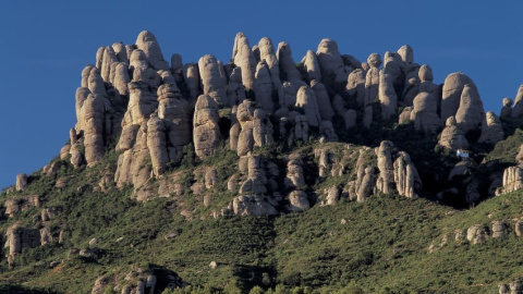 La muntanya de Montserrat, un dels punts d'interès del Camí de Sant Jaume