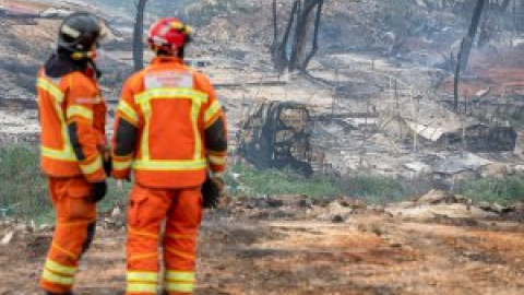 Dos muertos en un incendio en el asentamiento de migrantes de Lucena