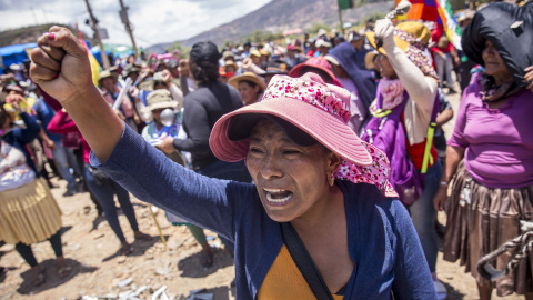 Protestas seguidores Evo Morales Bolivia