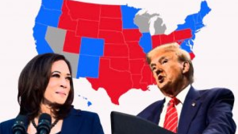 Los resultados estado a estado de la batalla entre Harris y Trump en las elecciones de EEUU