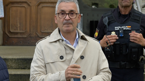 6/11/24 Maxsoud Luiz, padre de Samuel, saliendo de la Audiencia Provincial de A Coruña el pasado 28 de octubre