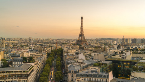 Vista de la ciudad de París.