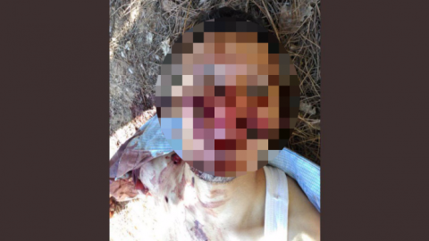 Imagen del cadaver de Younes Abouyaaqoub que circula por las redes sociales.