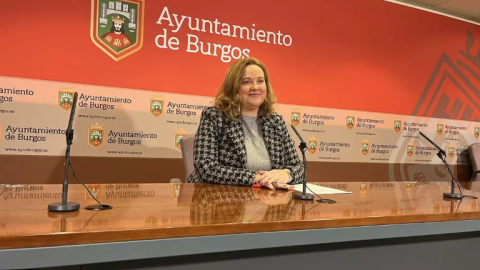 La alcaldesa de Burgos, Cristina Ayala, en una imagen de archivo.