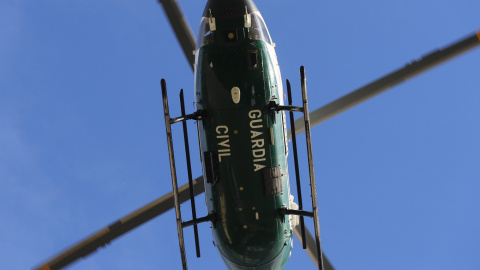 Fotografía de un helicóptero de la Guardia Civil.